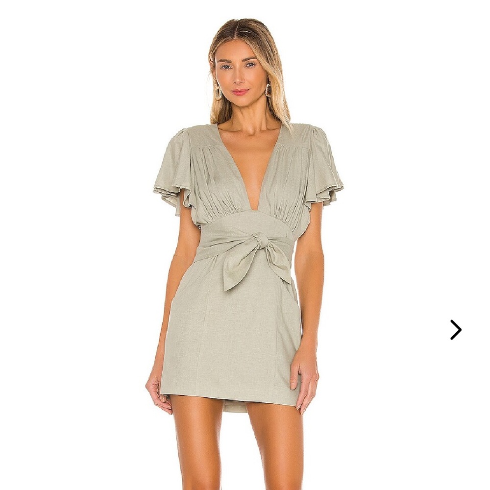 REVOLVE Lovers & Friends - JACINTHA MINI DRESS in sage green